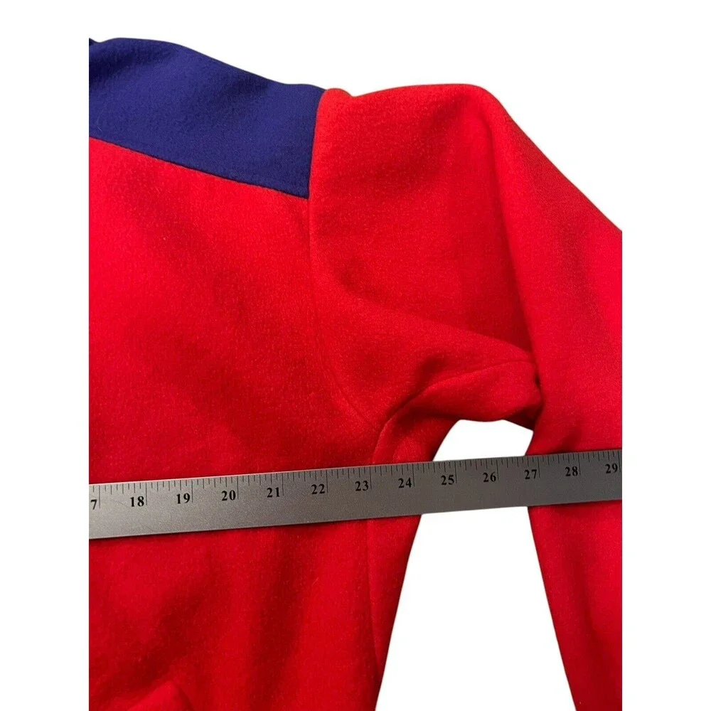 Vtg 80s‎ Columbia Sportswear Fleece Full Zip Jacket Red Men’s Sz Med USA